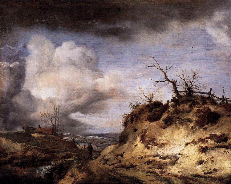 Philips Wouwerman Path through the Dunes oil painting picture